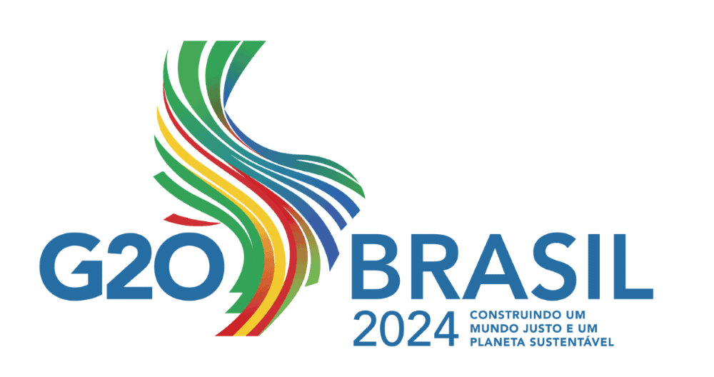 Logo do G20 no Brasil 2024
